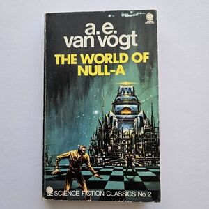 THE WORLD OF NULL-A A.E. Van Vogt 1971 1st Sphere UK RARE Eddie Jones Cover Art